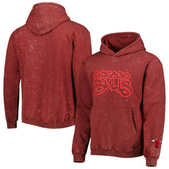 Chicago Bulls The Wild Collective Unisex Tonal Acid Wash Pullover Hoodie Discount
