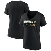 Boston Bruins Women's Primary Play V-Neck T-Shirt Online