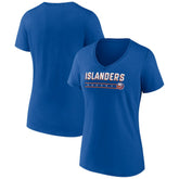 New York Islanders Women's Primary Play V-Neck T-Shirt On Sale