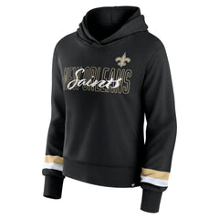 New Orleans Saints Fanatics Women's Over Under Pullover Hoodie