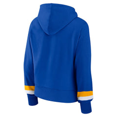 Los Angeles Rams Fanatics Women's Over Under Pullover Hoodie