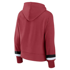 Arizona Cardinals Fanatics Women's Over Under Pullover Hoodie