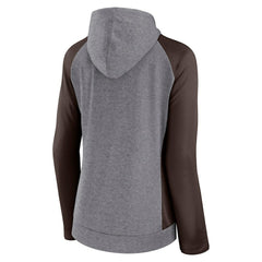 Cleveland Browns Fanatics Women's Blind Side Lightweight Full-Zip Hoodie