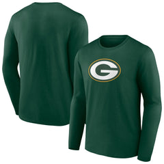 Green Bay Packers Primary Team Logo Long Sleeve T-Shirt