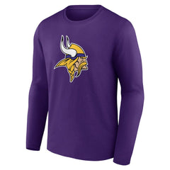 Minnesota Vikings Primary Team Logo Long Sleeve T-Shirt