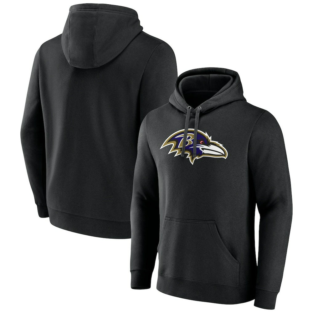 Baltimore Ravens Primary Team Logo Fitted Pullover Hoodie