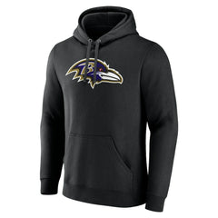 Baltimore Ravens Primary Team Logo Fitted Pullover Hoodie