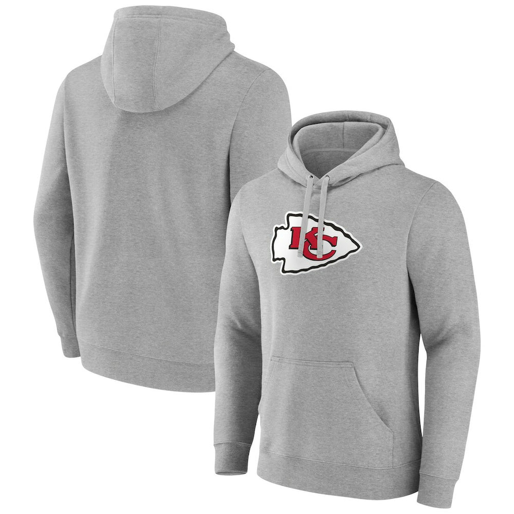 Kansas City Chiefs Primary Team Logo Fitted Pullover Hoodie