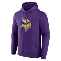 Minnesota Vikings Primary Team Logo Fitted Pullover Hoodie