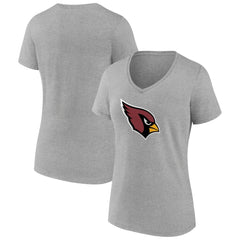 Arizona Cardinals Women's Primary Logo V-Neck T-Shirt