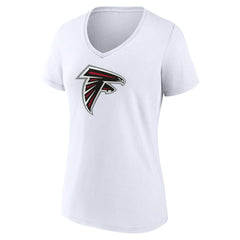 Atlanta Falcons Women's Primary Team Logo V-Neck T-Shirt