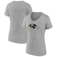 Baltimore Ravens Women's Primary Team Logo V-Neck T-Shirt