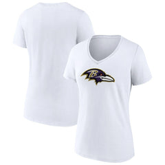 Baltimore Ravens Women's Primary Team Logo V-Neck T-Shirt