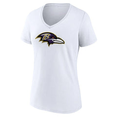 Baltimore Ravens Women's Primary Team Logo V-Neck T-Shirt