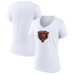 Chicago Bears Women's Primary Team Logo V-Neck T-Shirt