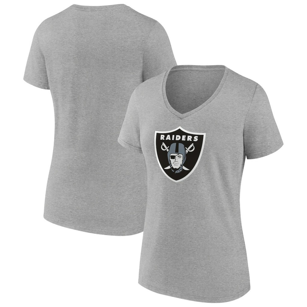 Las Vegas Raiders Women's Primary Team Logo V-Neck T-Shirt