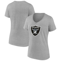 Las Vegas Raiders Women's Primary Team Logo V-Neck T-Shirt