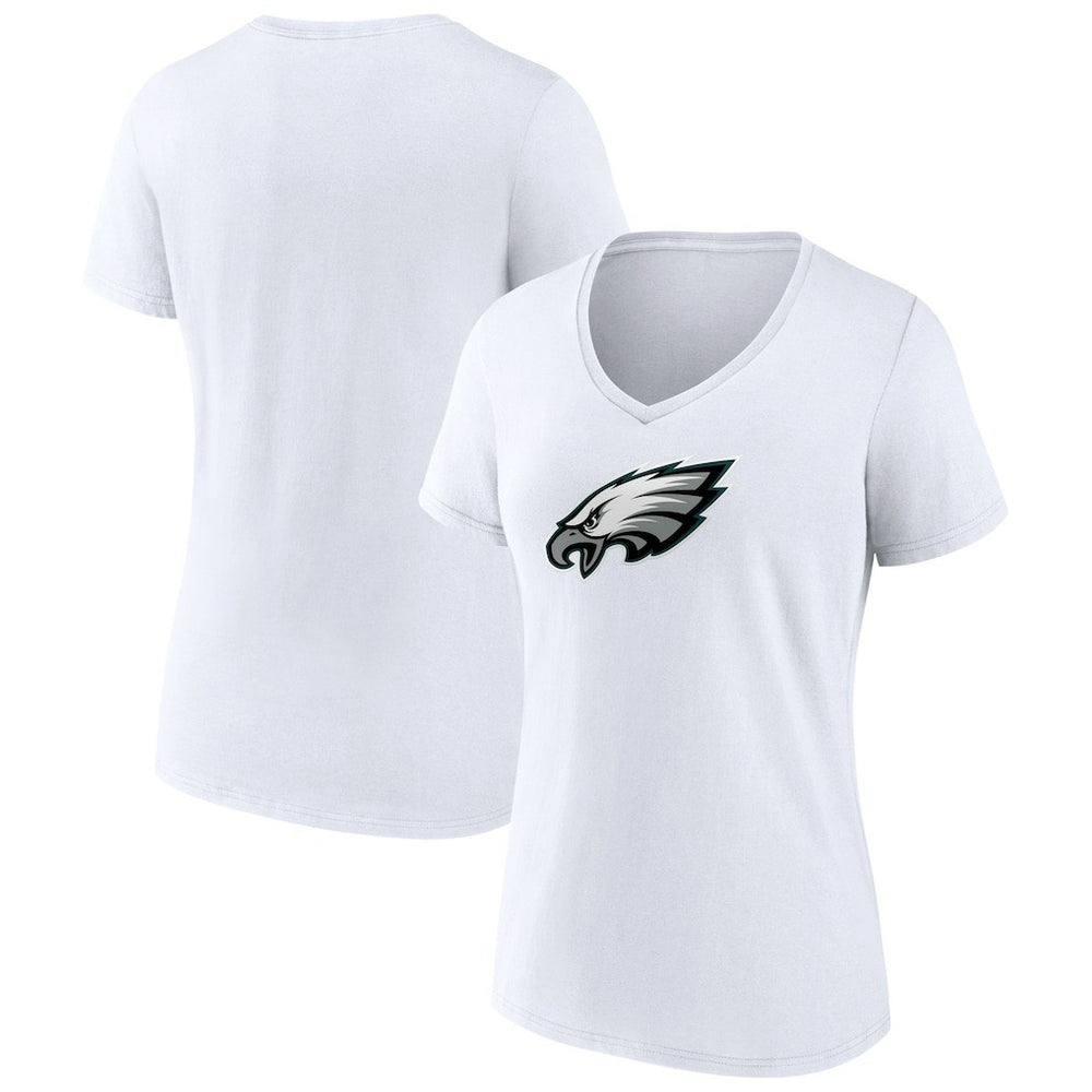 Philadelphia Eagles Women's Primary Team Logo V-Neck T-Shirt