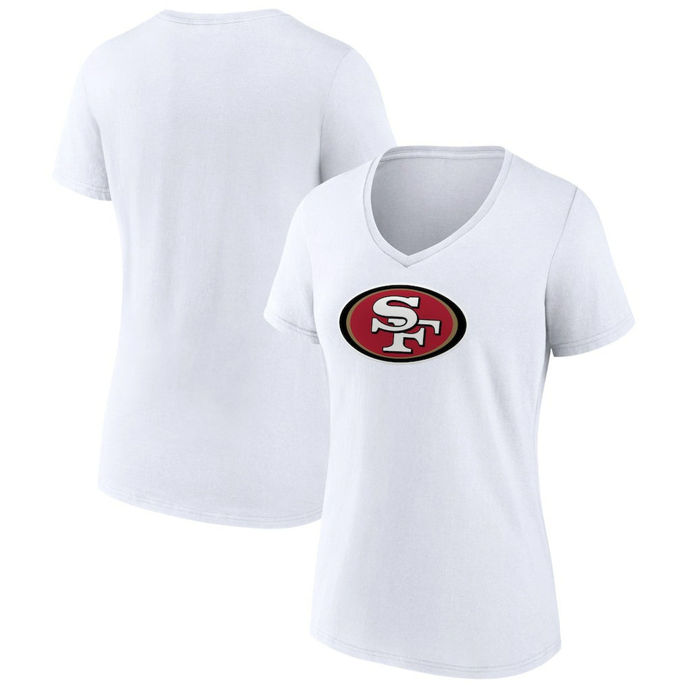 San Francisco 49ers Women's Primary Team Logo V-Neck T-Shirt