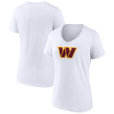 Washington Commanders Women's Primary Team Logo V-Neck T-Shirt