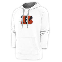 Cincinnati Bengals Antigua Victory Chenille Pullover Hoodie