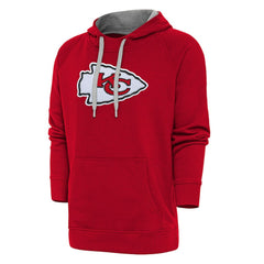 Kansas City Chiefs Antigua Victory Chenille Pullover Hoodie