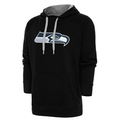 Seattle Seahawks Antigua Victory Chenille Pullover Hoodie
