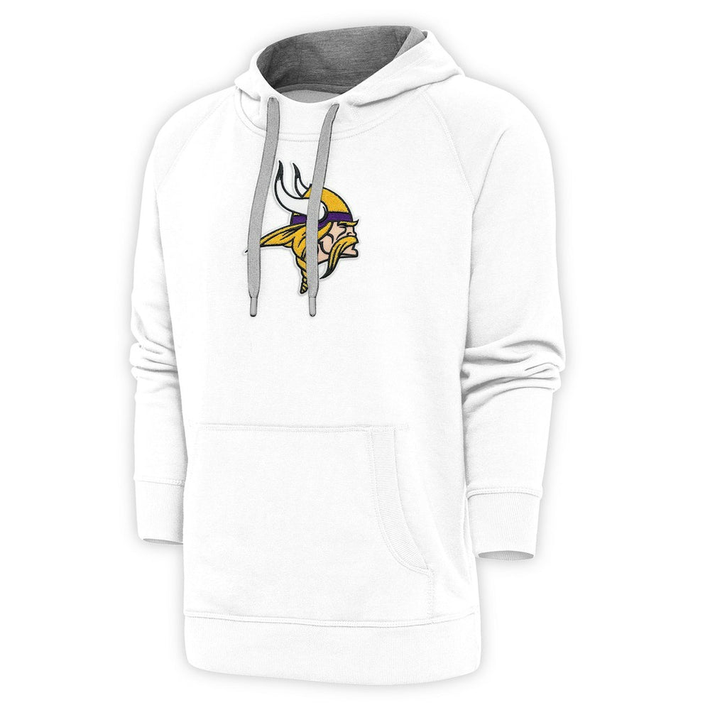 Minnesota Vikings Antigua Victory Chenille Pullover Hoodie