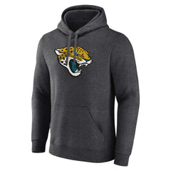 Jacksonville Jaguars Primary Team Logo Fitted Pullover Hoodie