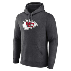Kansas City Chiefs Primary Team Logo Fitted Pullover Hoodie