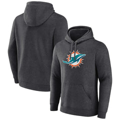Miami Dolphins Primary Team Logo Fitted Pullover Hoodie