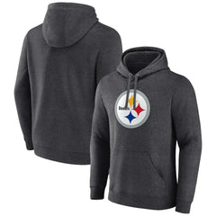 Pittsburgh Steelers Primary Team Logo Fitted Pullover Hoodie