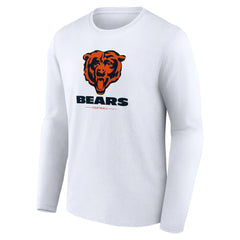 Chicago Bears Logo Team Lockup Long Sleeve T-Shirt