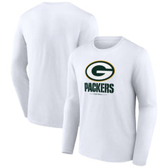 Green Bay Packers Logo Team Lockup Long Sleeve T-Shirt