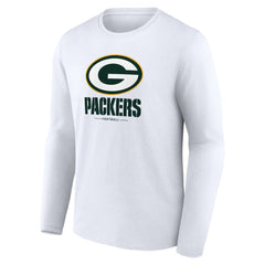 Green Bay Packers Logo Team Lockup Long Sleeve T-Shirt
