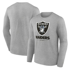 Las Vegas Raiders Logo Team Lockup Long Sleeve T-Shirt