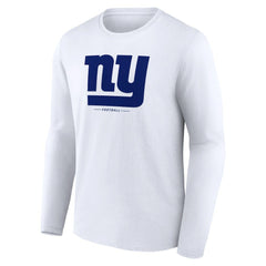 New York Giants Logo Team Lockup Long Sleeve T-Shirt