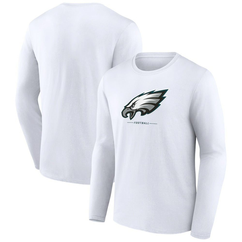 Philadelphia Eagles Logo Team Lockup Long Sleeve T-Shirt