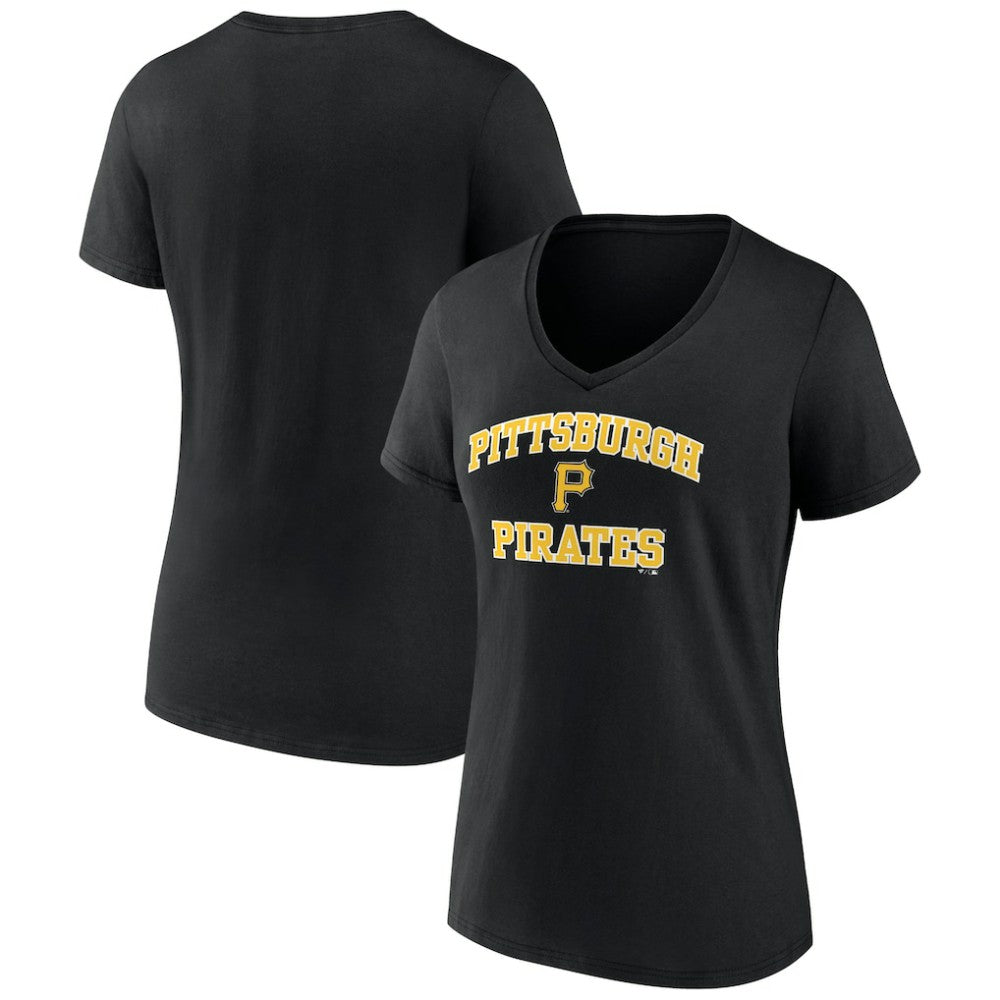 Pittsburgh Pirates Women's Heart and Soul V-Neck T-Shirt | MLB US