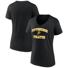 Pittsburgh Pirates Women's Heart and Soul V-Neck T-Shirt | MLB US