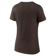 San Diego Padres Women's Heart and Soul V-Neck T-Shirt | MLB Shop