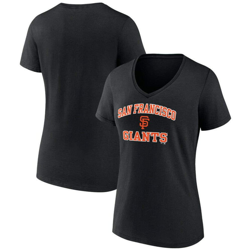 San Francisco Giants Women's Heart and Soul V-Neck T-Shirt | MLB Shop