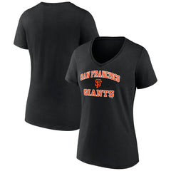 San Francisco Giants Women's Heart and Soul V-Neck T-Shirt | MLB Shop