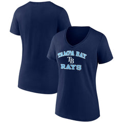 Tampa Bay Rays Women's Heart and Soul V-Neck T-Shirt | MLB Outlet