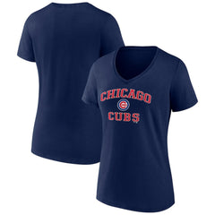 Chicago Cubs Women's Heart and Soul V-Neck T-Shirt | MLB Near me