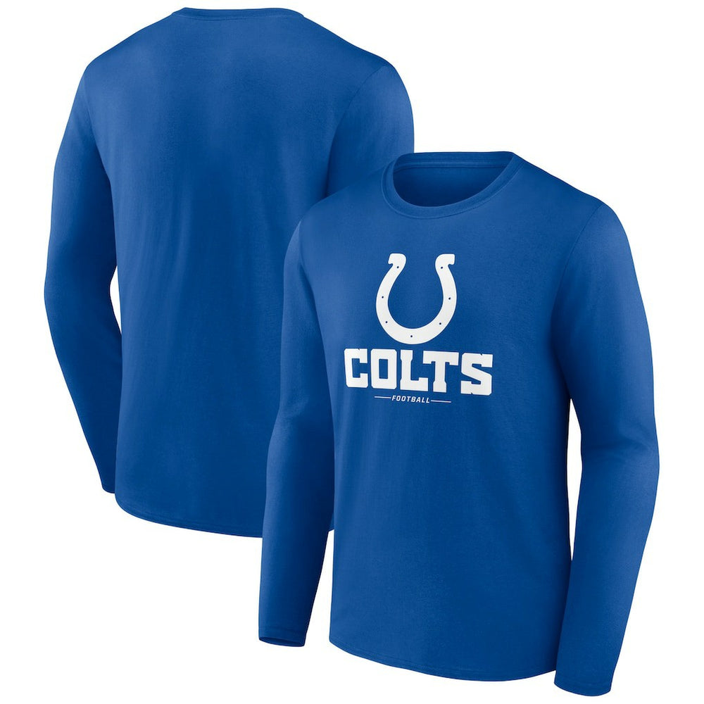 Indianapolis Colts Logo Team Lockup Long Sleeve T-Shirt