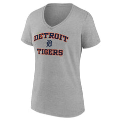 Detroit Tigers Women's Heart and Soul V-Neck T-Shirt | MLB New