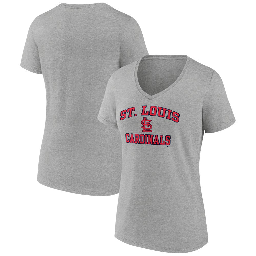 St. Louis Cardinals Women's Heart and Soul V-Neck T-Shirt | MLB Discount