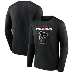 Atlanta Falcons Logo Team Lockup Long Sleeve T-Shirt