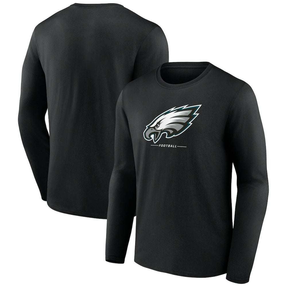 Philadelphia Eagles Logo Team Lockup Long Sleeve T-Shirt